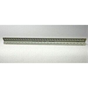 A.W. Faber Castell 853/Z2 Architect Scale Triangle Ruler Germany Drafting Vtg